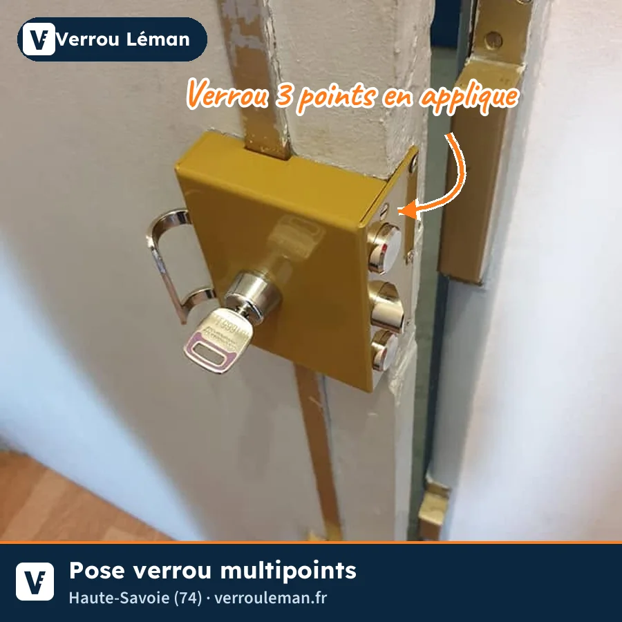 Verrou 3 points en applique – Haute-Savoie (74)